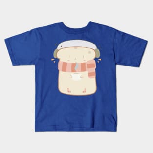 cute happy toast 2 Kids T-Shirt